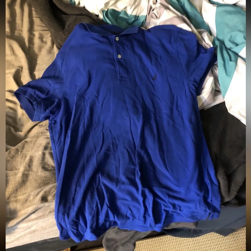 NAUTICA POLO MEN BLUE SIZE L